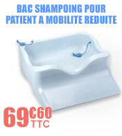 Capiluve - Bac pour shampoing pour patient  mobilit rduite