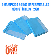 Champs de soins impermables non striles - 26g - Bastos