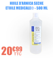 Huile d'arnica sche - Etoile Medicale - Flacon de 500 ml