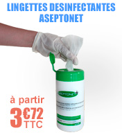 Lingettes dsinfectantes Aseptonet 