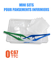 Mini sets pour pansements infirmiers - Fabrication Europenne 
