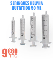 Seringues HelphA nutrition 50 ml pour cathters et sondes gastriques Robe Medical