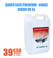 Surfa'safe Premium Anios - Format conomique - Bidon de 5L