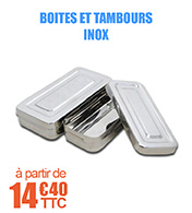 Boîtes à instruments en Inox - Boites à instruments inox - Robé