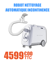 NOUVEAU ! L'innovation au service des soignants : Robot nettoyage automatique incontinence 