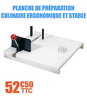 Planche de prparation culinaire Fix - Ergonomique et stable - Etac materiel medical