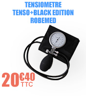 Tensiomtre manuel anrode Tenso+ - Black Edition - Robemed materiel medical