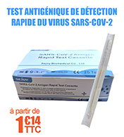 Test antignique de dtection rapide du virus SARS-CoV-2 - Bote de 25 materiel medical