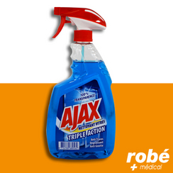 Nettoyant vitres Ajax Triple Action 750 ml - Nettoyants vitres - Robé vente  matériel médical