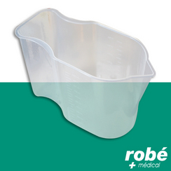 Doseur plastique 1L, forme ergonomique - Bastos