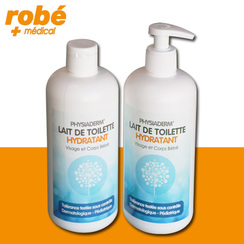 Lait de toilette corporel sans rinage Physiaderm