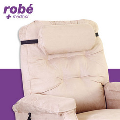 Cale nuque pour fauteuil Appui-tête ajustable Velours daim GOLDEN