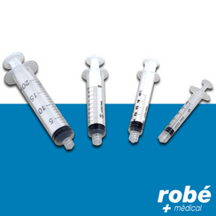 Seringues 3 pièces NIPRO Luer Lock - Boîte de 100 - Seringues - Robé vente  matériel médical