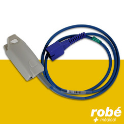 Saturometre oxymetre portable capteur souple protection antichoc