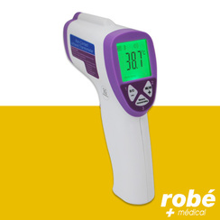 Thermomètre médical infrarouge sans contact -Temperatest II Robemed -  Thermomètres frontaux - Robé vente matériel médical