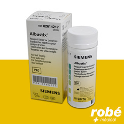 Bandelette urinaire test des protines Albustix Siemens - Bote de 50