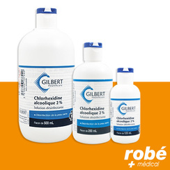 Chlorhexidine Gilbert dsinfectante incolore 2% en flacon