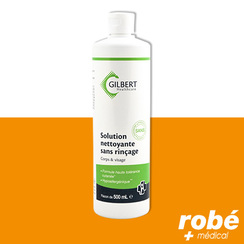 Solution nettoyante corporelle Gilbert sans rinage - Flacon de 500 ml