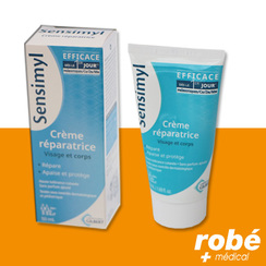 Crme rparatrice Sensimyl - Probiotiques, Zinc, Manganse - Tube de 50 ml