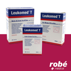 Leukomed T Bsn Mdical - Pansement film adhsif transparent semi-permable - Bote de 50