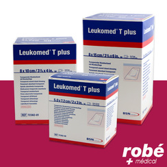 Leukomed T Plus Bsn Mdical - Pansement adhsif transparent compresse absorbante