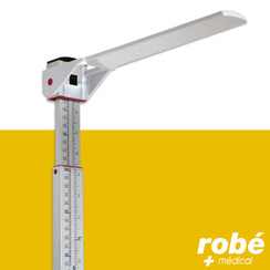 Toise Électronique Aluminium - Mesure Précise 100-210 cm