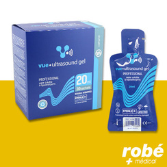 Gel échographique stérile monodose 20ml - Gel ultrasons et ECG - Robé vente  matériel médical