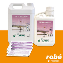 Nettoyant ANIOS DETERG'ANIOS sols et surfaces - Nettoyants sols non  desinfectants - Robé vente matériel médical