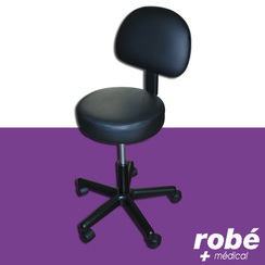 Tabouret Tradition avec dossier réglable - Assise classique - Robé