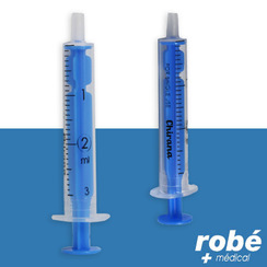 Seringues 2 pièces sans aiguilles 2 ml - Boîte de 100 - Romed - Seringues 2  pièces luer - Robé vente matériel médical