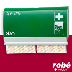 Distributeur de pansements impermables mural - QuickFix Plum