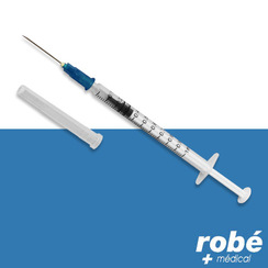 medical kit injection,seringue et aiguilles Stock Photo