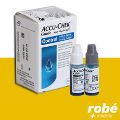 Kit de 2 solutions de contrle pour lecteur de glycmie Accu-Chek Guide