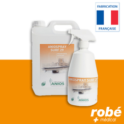 Spray Aniospray Surf 29 Anios -  bactricide virucide fongicide - Flacon 1L ou 5L