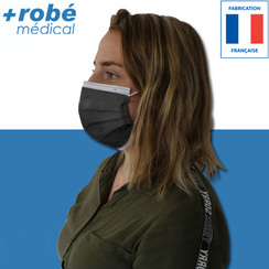 Masques chirurgicaux Type II EFB 98% noir - Fab. France - INSPIRE haute  respirabilité - Boîte de 50 - Masques chirurgicaux couleur classe II - Robé  vente matériel médical