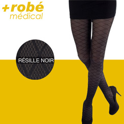 Collant de contention résille 70D Cadence - noir - Collants de