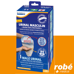 Urinal gradué sans bouchon pour homme - 1 Litre - Urinaux - Robé