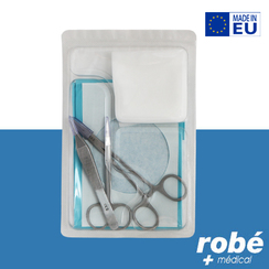 Set de suture stérile à usage unique, 3 instruments Inox Concept Plus et  blister stérile - Sets de sutures - Robé vente matériel médical