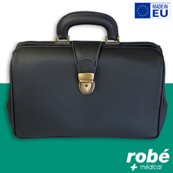 Offre Spciale - Mallette mdicale noire - fond rigide, poche interne - Dim. 35 x 12 x 22 cm.