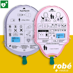 Batterie & électrodes adulte Pad-Pak pour DAE samaritan®