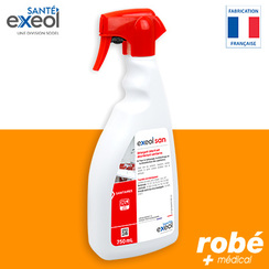 Dtergent dtartrant et dsinfectant sanitaire - Exeol San - Flacon spray mousse de 750ml