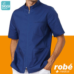 Tunique Nolan pour homme - Coloris bleu - Siggi Blue - Fabriqu en Italie