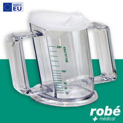 Gobelet ergonomique gradu - 23cl - Sans Bpa - Transparent - Handycup