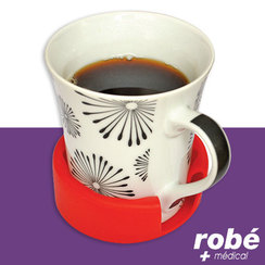 Porte-tasse antidrapant rouge - Tenura