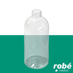 Flacon Boston Round en Pet pour crme et savon - 500ml