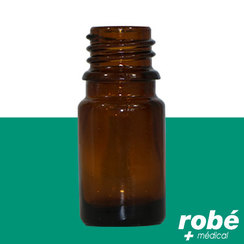 Flacon en verre DROPPER pour huiles essentielles - 5 mL - Flaconnage pour  préparations spécialisées - Robé vente matériel médical