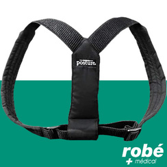 Orthse paulire rglable pour la posture - Enfant - Swedish Posture - Noir