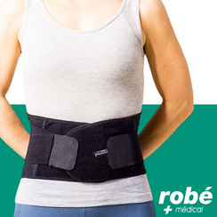 Ceinture lombaire chaud et froid avec coussin thermique bl - Noir - Swedish Posture