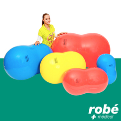 Ballon Physioroll - Physiothrapie et exercices cibls - 2 ballons en 1 - Gymnic - 40 cm