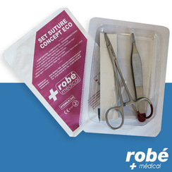Set Ultra Compact : set de suture Concept co instrument inox Robemed